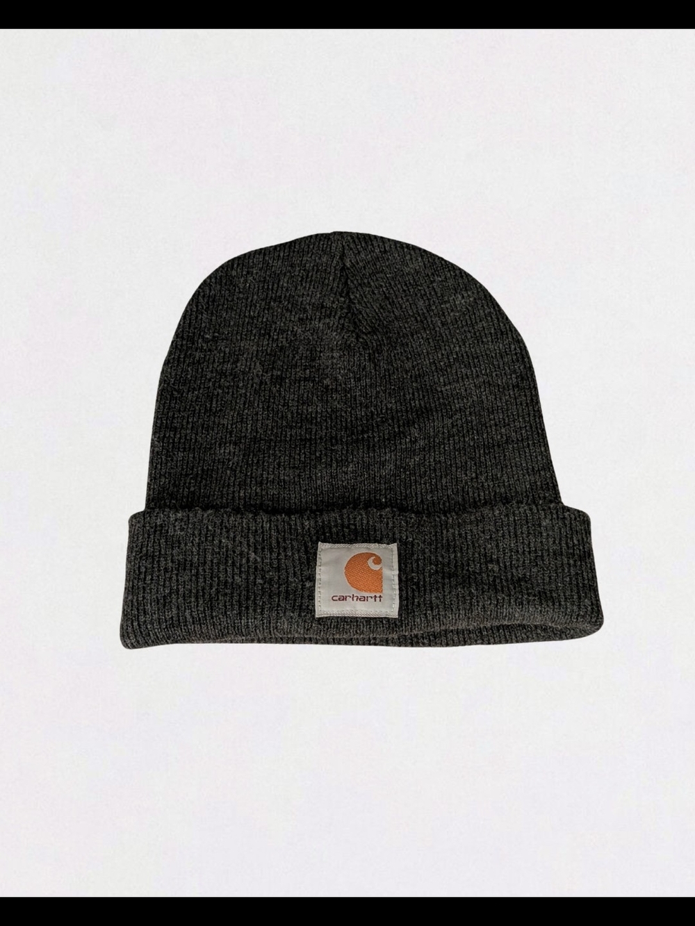 Carhartt Acrylic Watch Hat Charcoal Grey Beanie Knit Cap OSFM